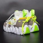 Pantofi Sport Barbati LGMB5 Alb-Verde fluorescent Mei