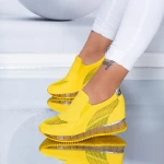 Pantofi Sport Dama HFD25 Yellow » MeiMei.Ro