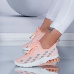 Pantofi Sport Dama LGFL1 Pink-Grey » MeiMei.Ro