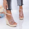 Sandale Dama cu Platforma FS52 Roz Mei