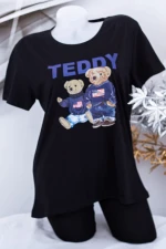 Tricou Dama "TEDDY" 1834 Negru Fashion
