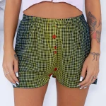 Pantaloni Scurti Dama 101-2 Verde Fashion
