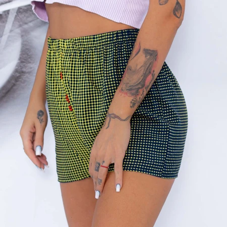 Pantaloni Scurti Dama 101-2 Verde Fashion