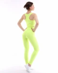 Compleu Dama modelator - colanti si maiou - MYT06 Verde Fluorescent Fashion