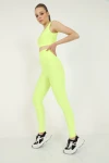 Compleu Dama modelator - colanti si maiou - MYT05 Verde Fluorescent Fashion