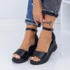 Sandale Dama cu Platforma WEN1 Negru Mei