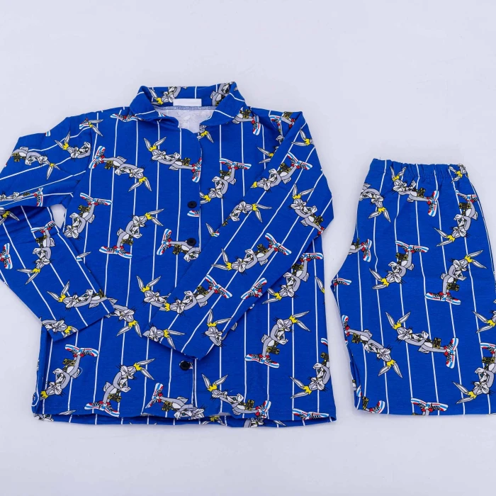 Pijama Dama 5624 Albastru » MeiMei.Ro