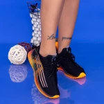 Pantofi Sport Dama YKQ210 Black-Orange Mei