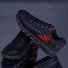 Pantofi Sport Barbati XX30-9 Negru-Rosu Fashion