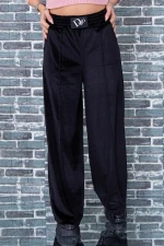 Pantaloni Dama P101 Negru Fashion