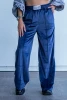 Pantaloni Dama P100 Albastru Inchis Fashion