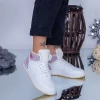 Pantofi Sport Dama KJ15 Alb-Mov Fashion