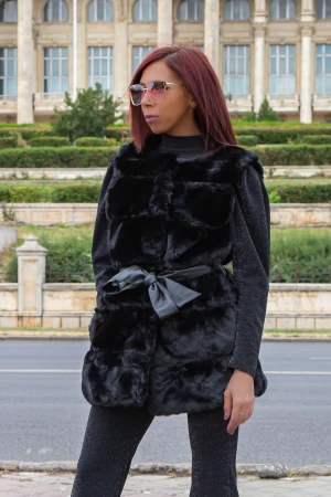 Vesta Dama 21-11 Negru Fashion