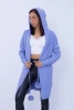 Cardigan Dama QF6315-1 Albastru Fashion