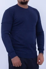Bluza Barbati cu maneca lunga LM601 Albastru inchis » MeiMei.Ro