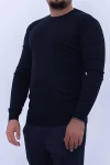 Bluza Barbati cu maneca lunga LM601 Negru » MeiMei.Ro