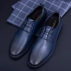 Pantofi Barbati din piele naturala KL6805 Blue | Stephano