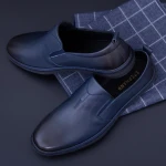 Pantofi Barbati din piele naturala KL60803 Blue » MeiMei.Ro