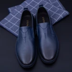Pantofi Barbati din piele naturala KL60803 Blue » MeiMei.Ro