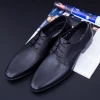 Pantofi Barbati din piele naturala QF576-K51 Black | Stephano