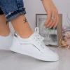 Pantofi Sport Dama A51 Alb-Argintiu Fashion