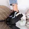 Pantofi Sport Dama MU16 Negru-Albastru Fashion