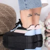 Pantofi Sport Dama MU16 Negru-Albastru Fashion